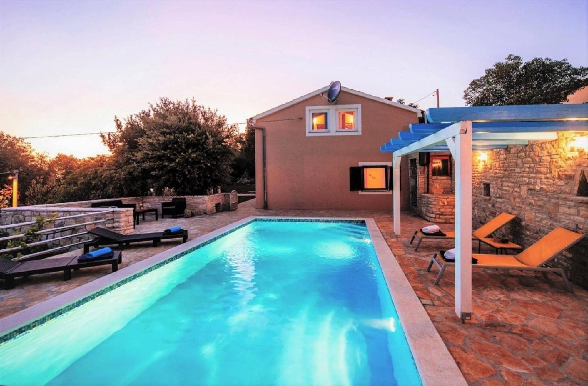 My Dalmatia - Holiday Home Korlat With Private Pool Benkovac Exterior foto